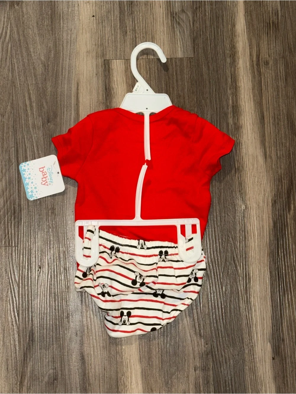 Disney‎ Baby Mickey Mouse Mr Steal Your Heart 2 Piece Outfit NWT 6 9 Months